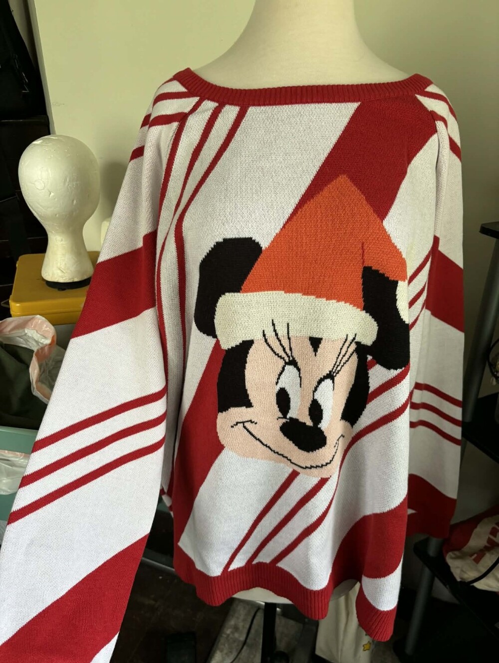 Disney Minnie Mouse Holiday Crewneck Sweater